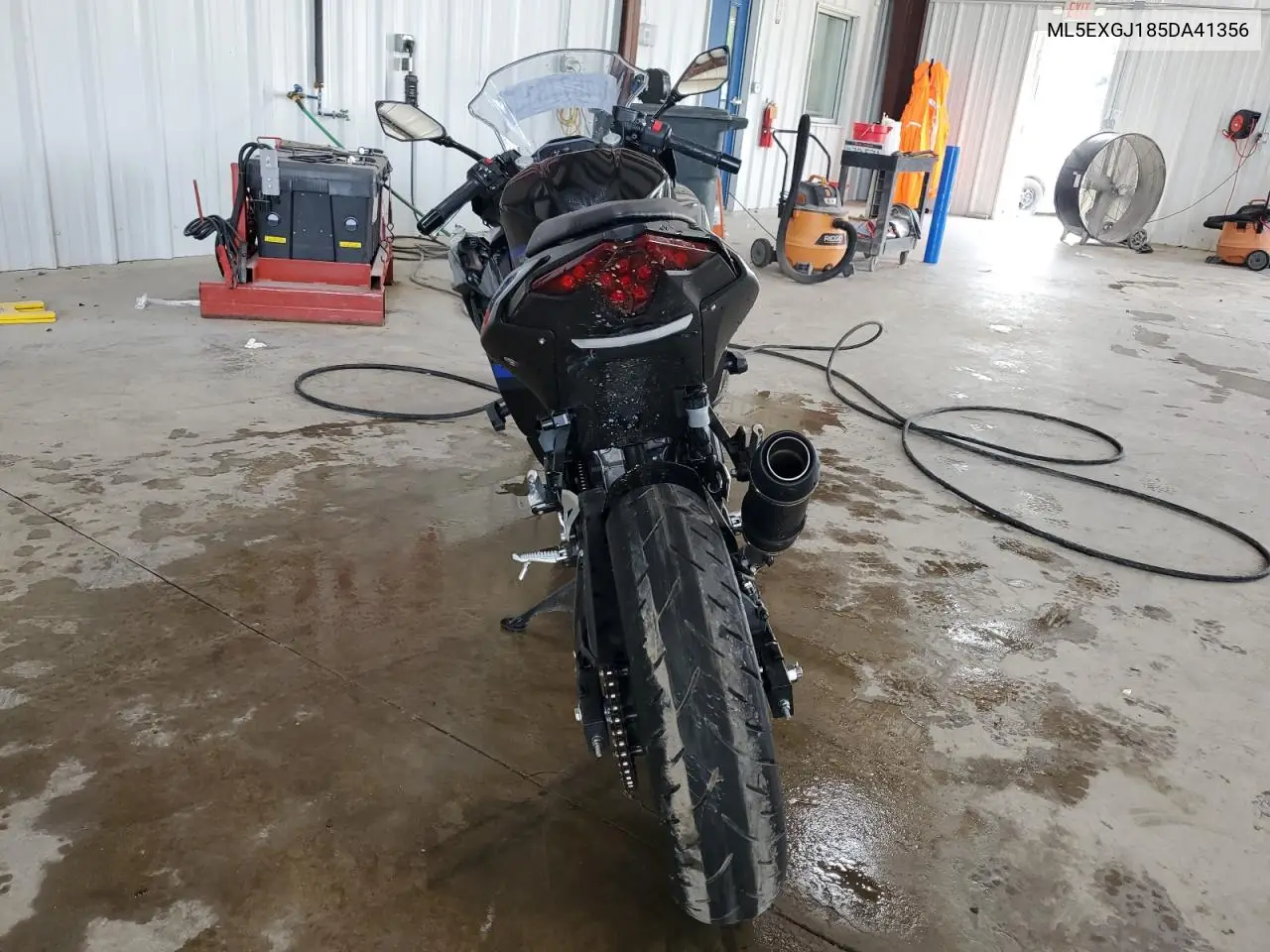 2025 Kawasaki Ex500 A VIN: ML5EXGJ185DA41356 Lot: 64677815