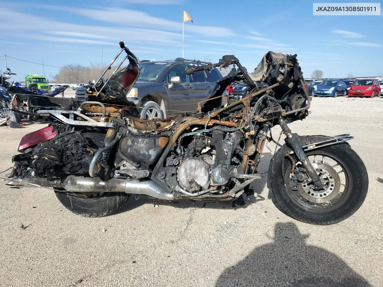 1986 Kawasaki Zg1200 VIN: JKAZG9A13GB501911 Lot: 49799675