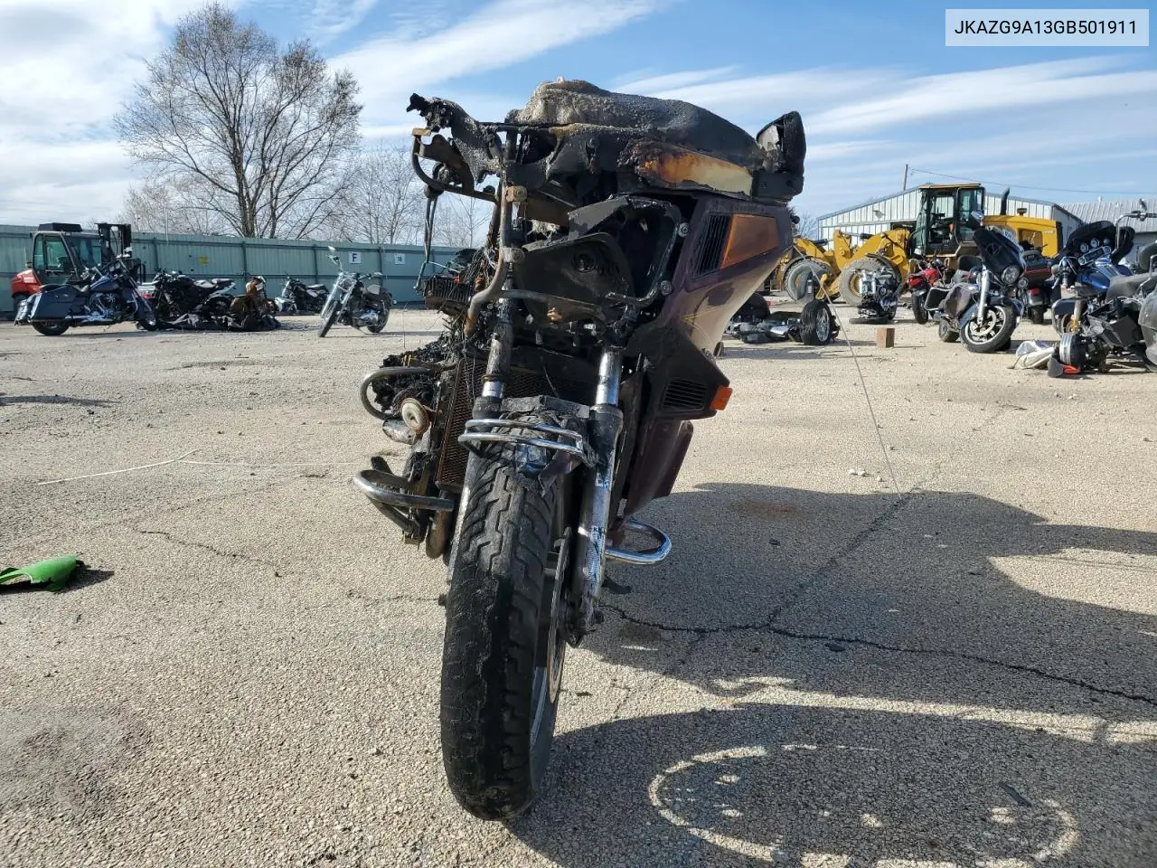 1986 Kawasaki Zg1200 VIN: JKAZG9A13GB501911 Lot: 49799675
