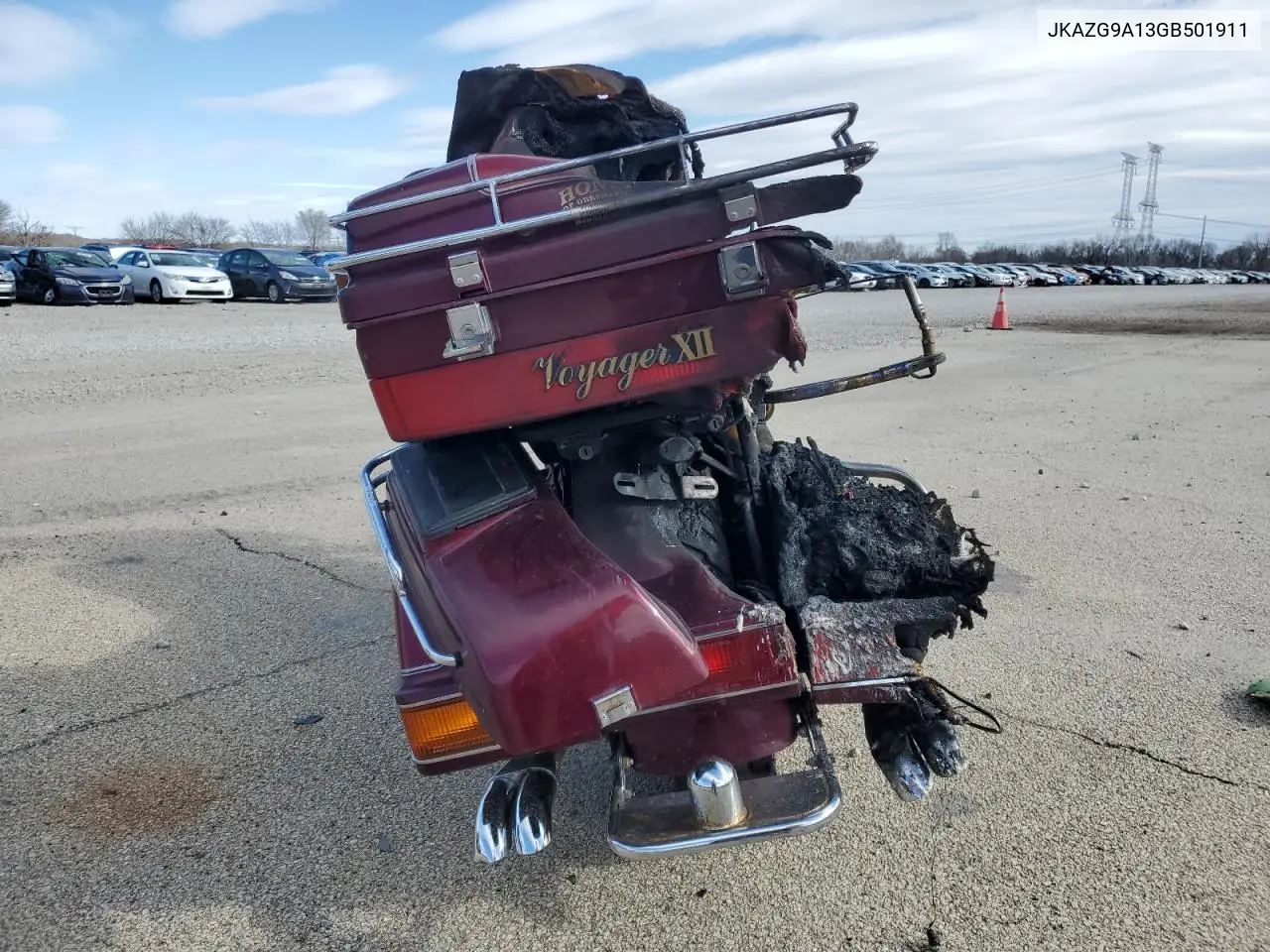 1986 Kawasaki Zg1200 VIN: JKAZG9A13GB501911 Lot: 49799675