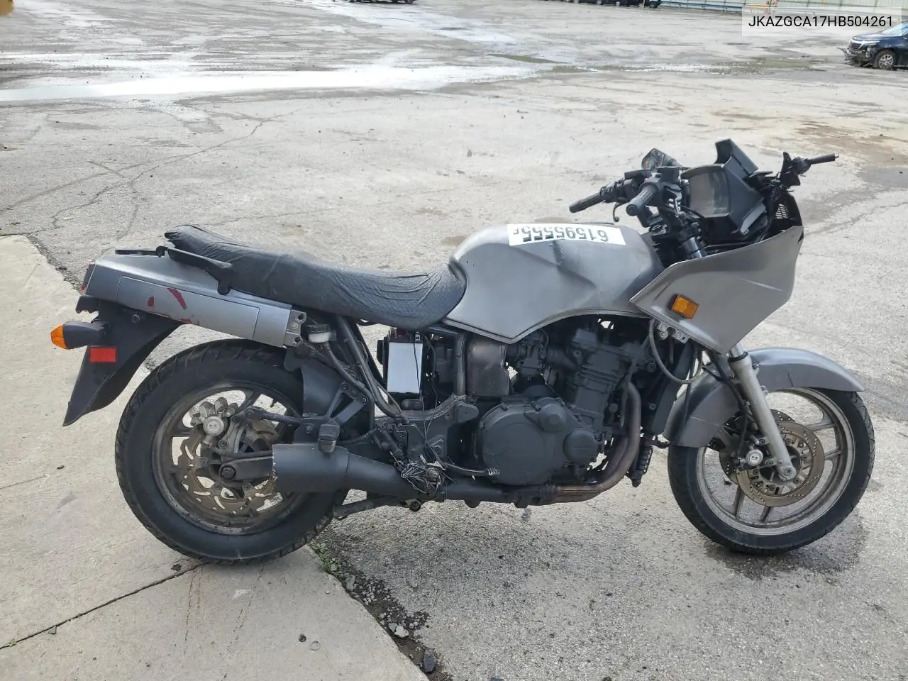 1987 Kawasaki Zg1000 VIN: JKAZGCA17HB504261 Lot: 61595555