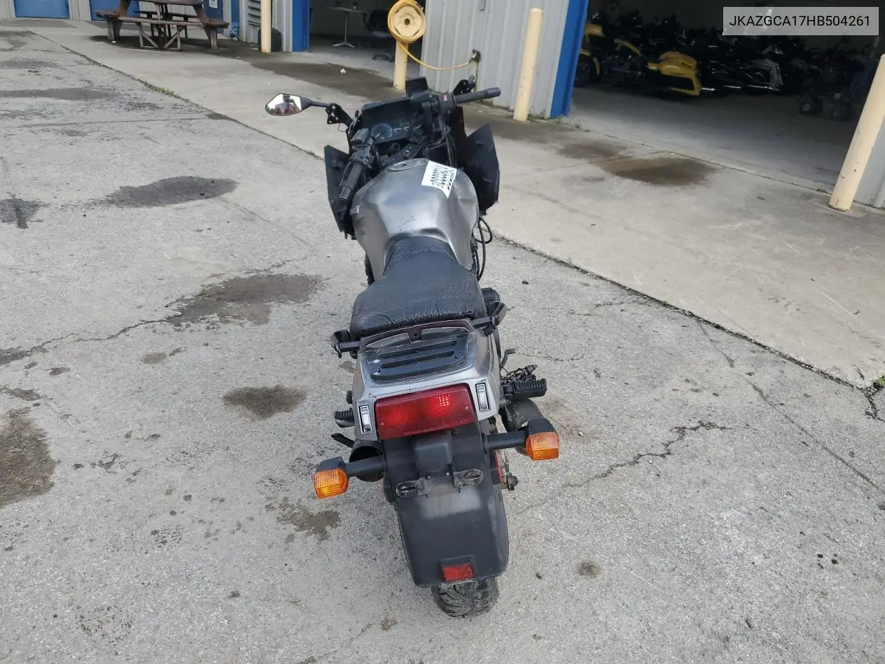 1987 Kawasaki Zg1000 VIN: JKAZGCA17HB504261 Lot: 61595555
