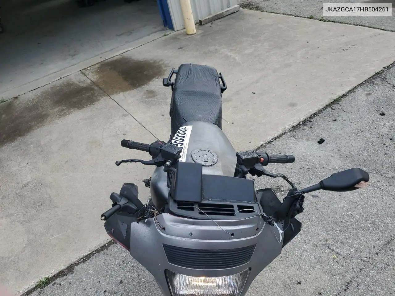 1987 Kawasaki Zg1000 VIN: JKAZGCA17HB504261 Lot: 61595555
