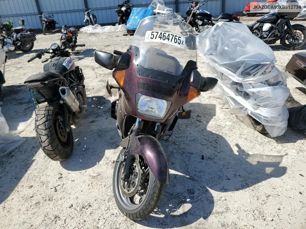 1999 Kawasaki Zg1000 VIN: JKAZGCA10XB512734 Lot: 57464765