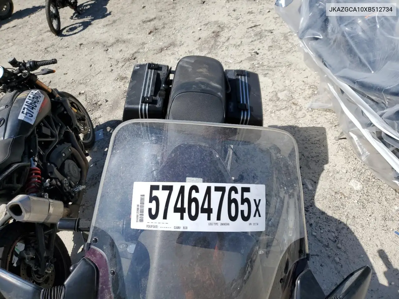 1999 Kawasaki Zg1000 VIN: JKAZGCA10XB512734 Lot: 57464765