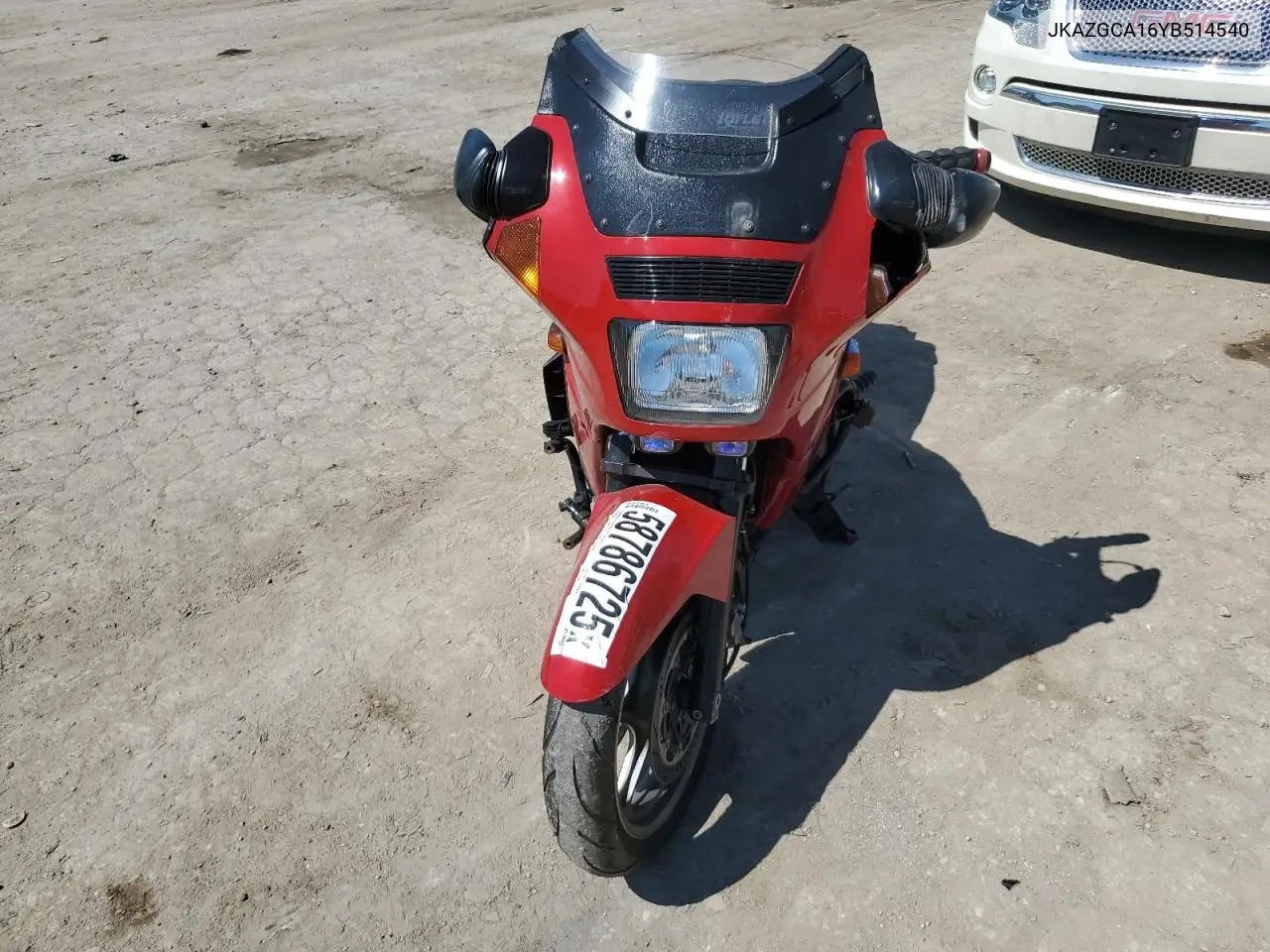 2000 Kawasaki Zg1000 VIN: JKAZGCA16YB514540 Lot: 58786725