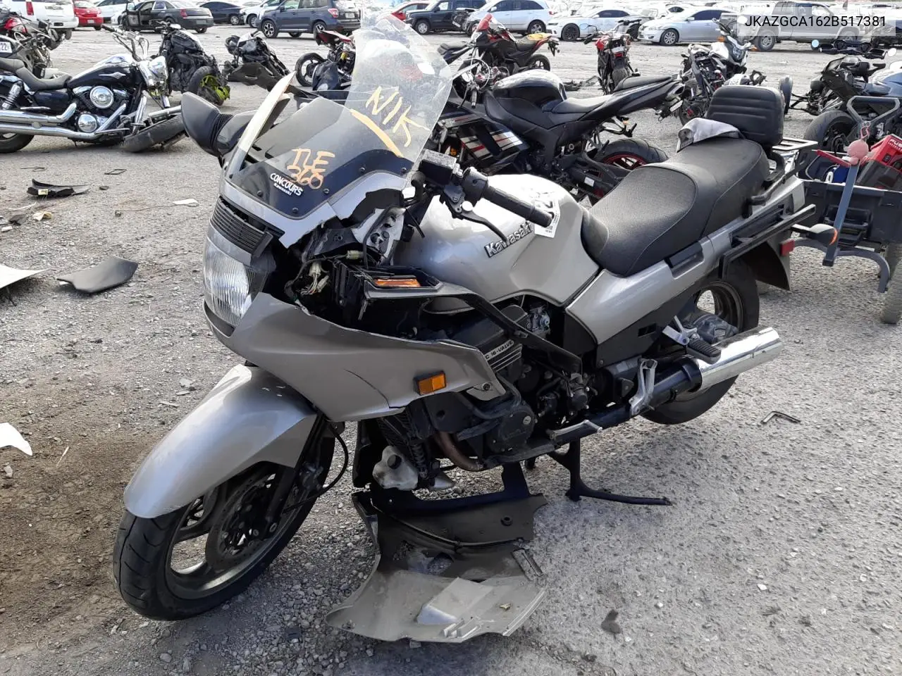 2002 Kawasaki Zg1000 VIN: JKAZGCA162B517381 Lot: 53753505