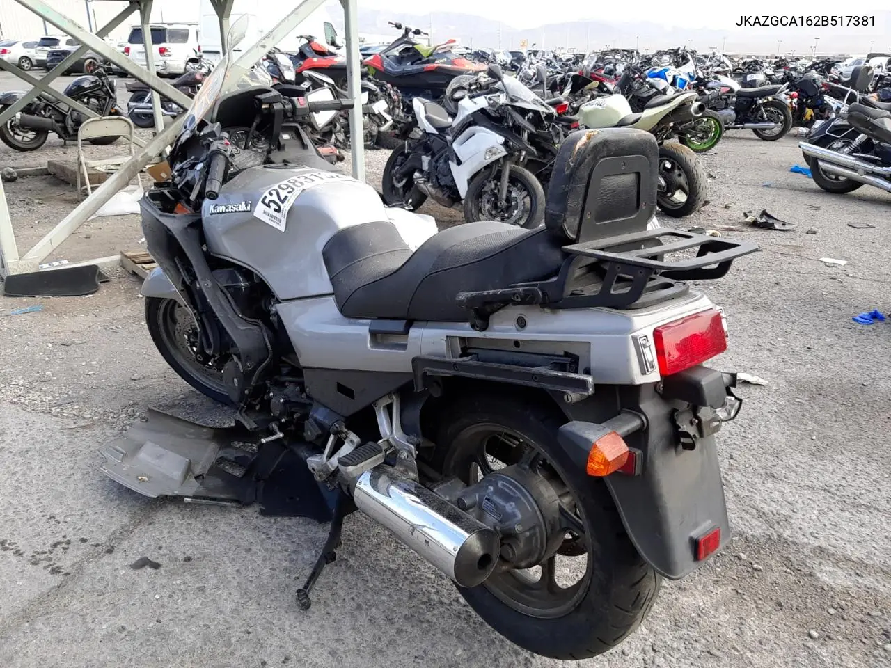 2002 Kawasaki Zg1000 VIN: JKAZGCA162B517381 Lot: 53753505