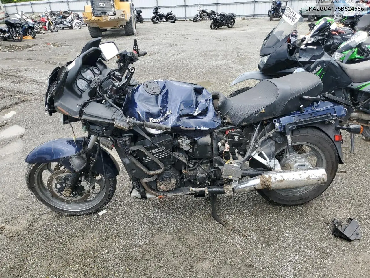 2006 Kawasaki Zg1000 VIN: JKAZGCA176B524586 Lot: 58051455