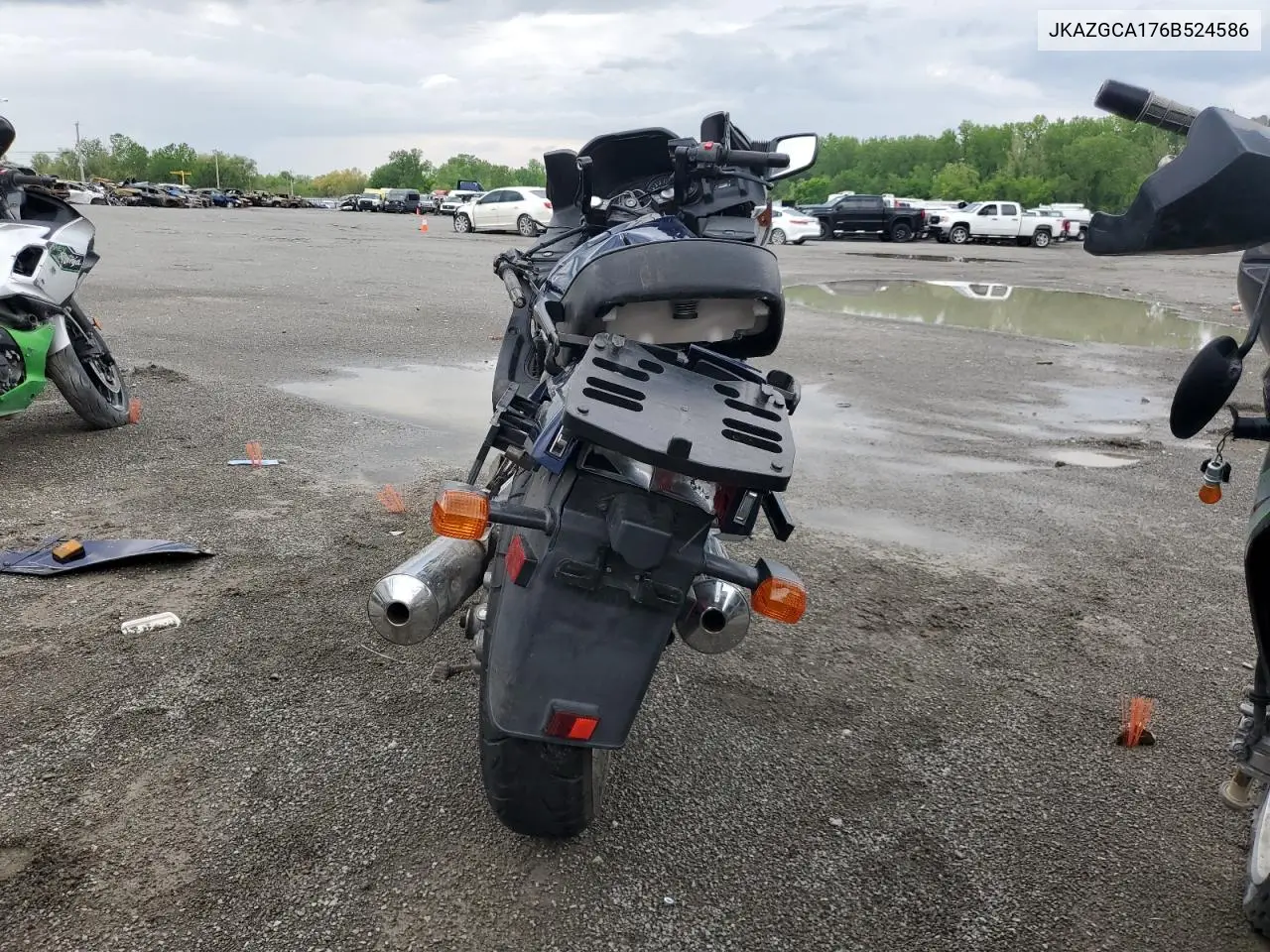 2006 Kawasaki Zg1000 VIN: JKAZGCA176B524586 Lot: 58051455