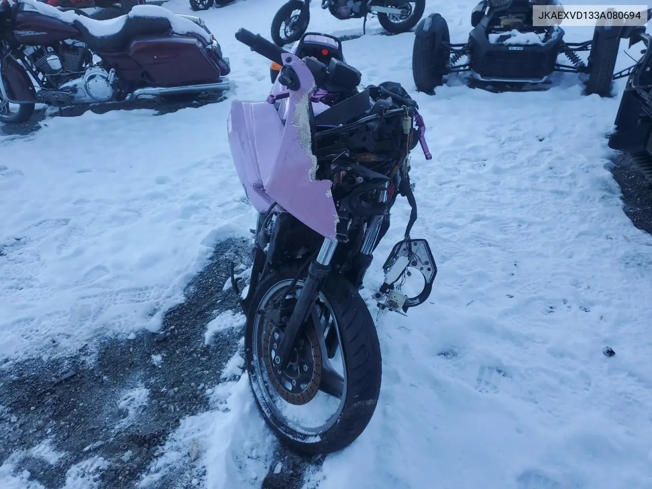 2003 Kawasaki Ex500 D VIN: JKAEXVD133A080694 Lot: 86499594