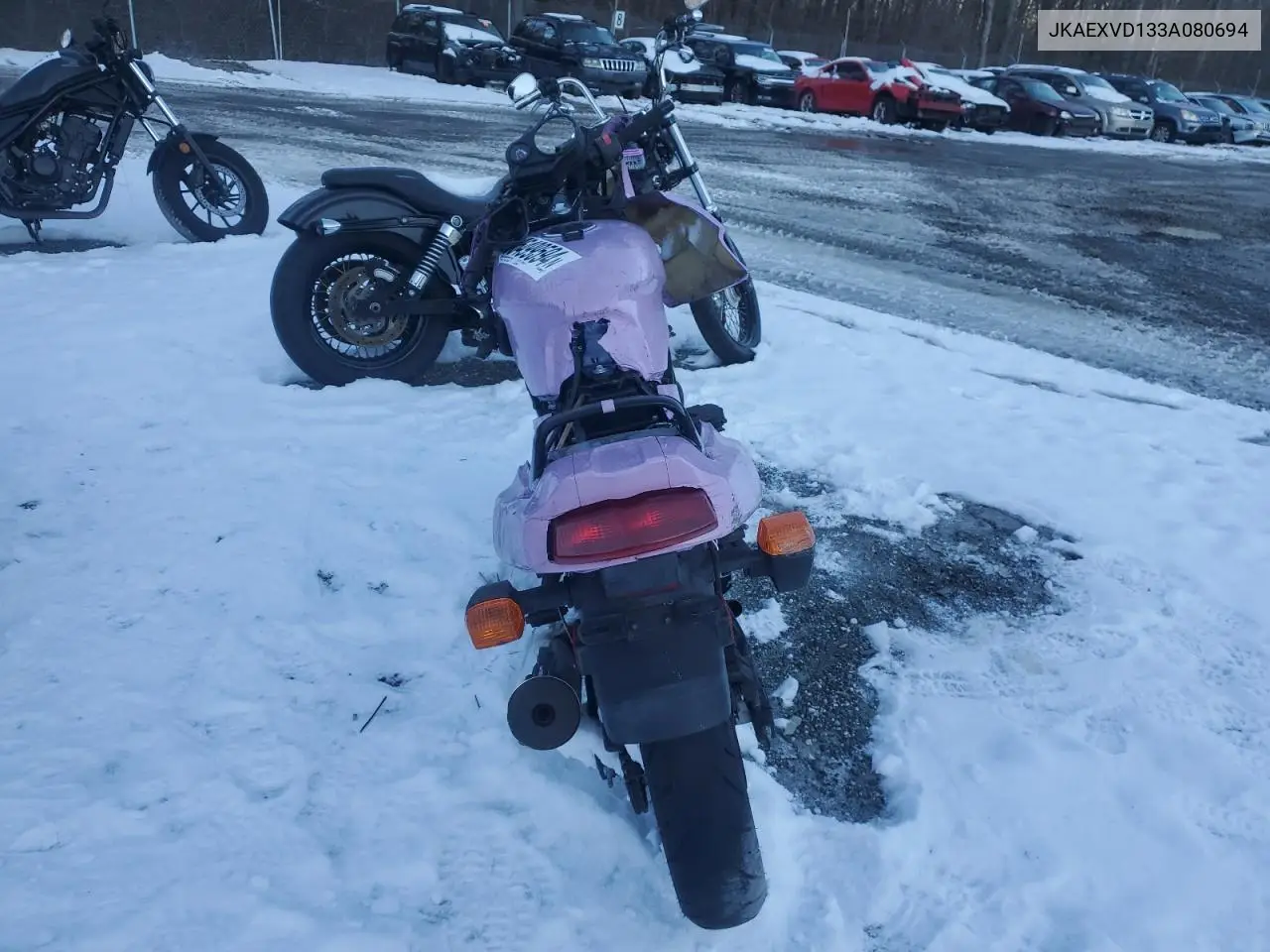 2003 Kawasaki Ex500 D VIN: JKAEXVD133A080694 Lot: 86499594