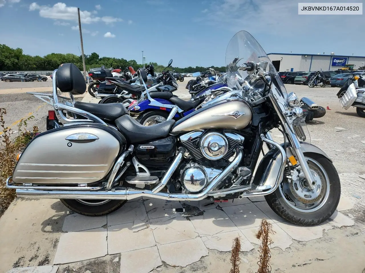 2007 Kawasaki Vn1600 D VIN: JKBVNKD167A014520 Lot: 63819975