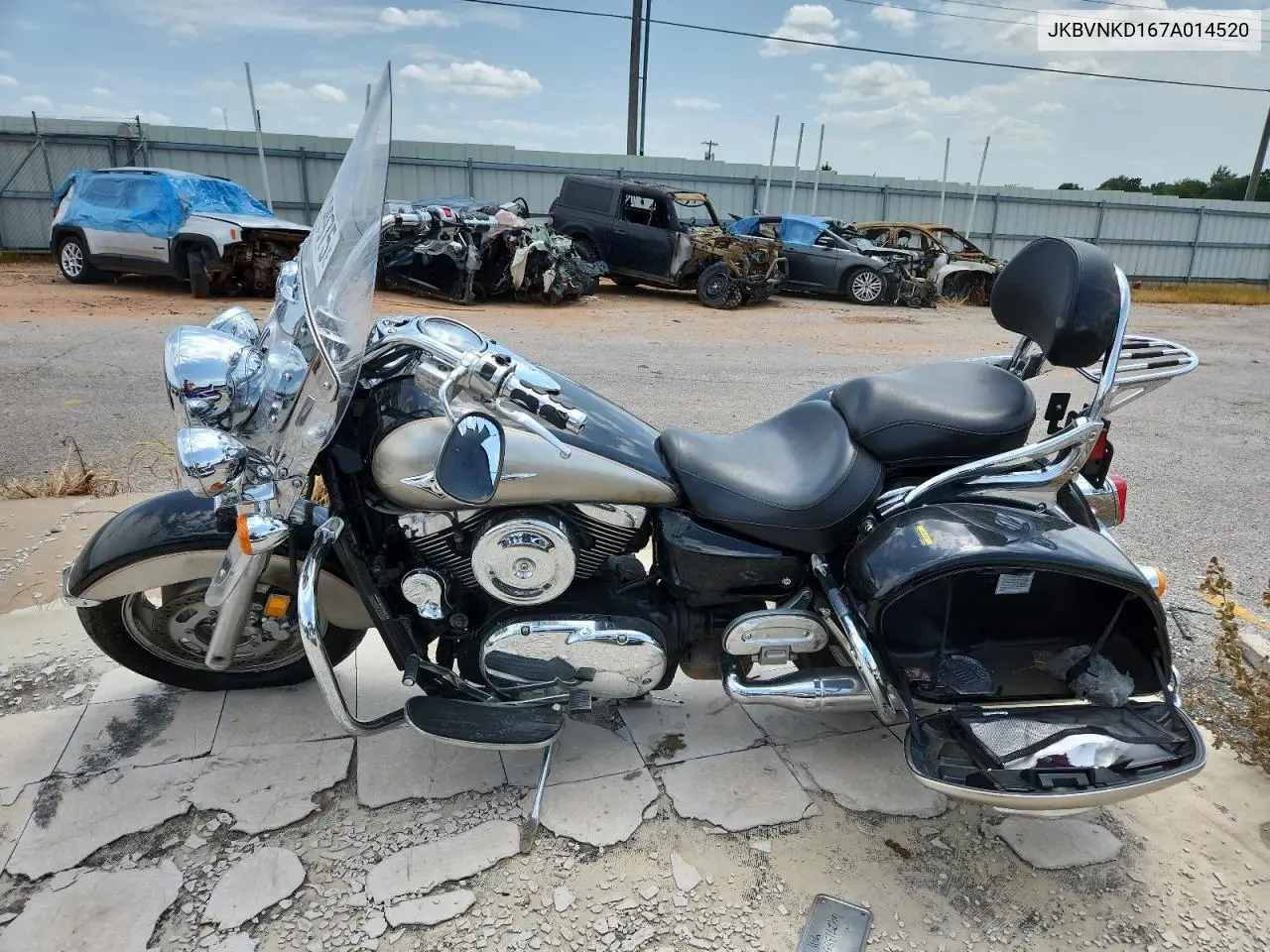 2007 Kawasaki Vn1600 D VIN: JKBVNKD167A014520 Lot: 63819975