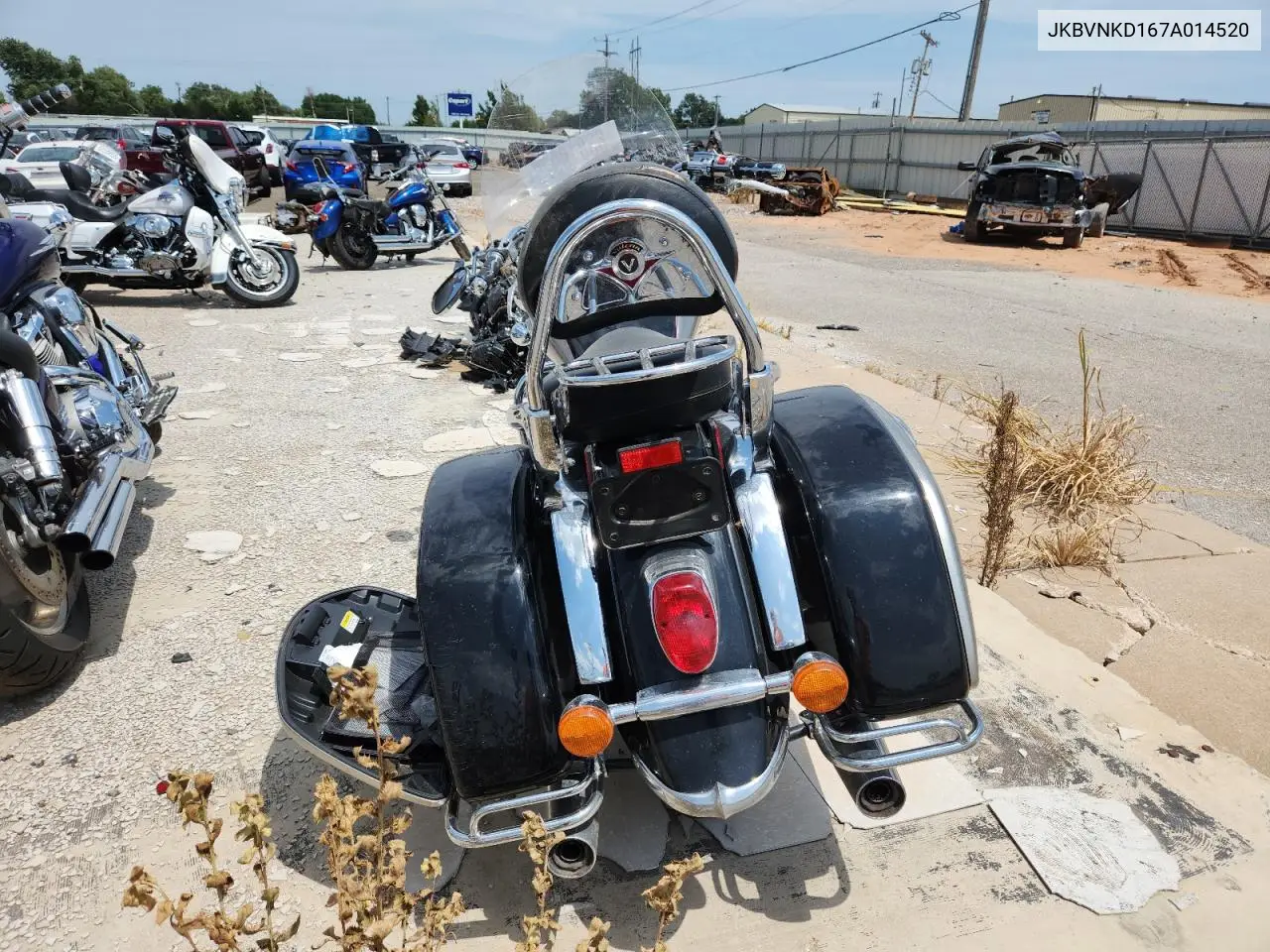2007 Kawasaki Vn1600 D VIN: JKBVNKD167A014520 Lot: 63819975