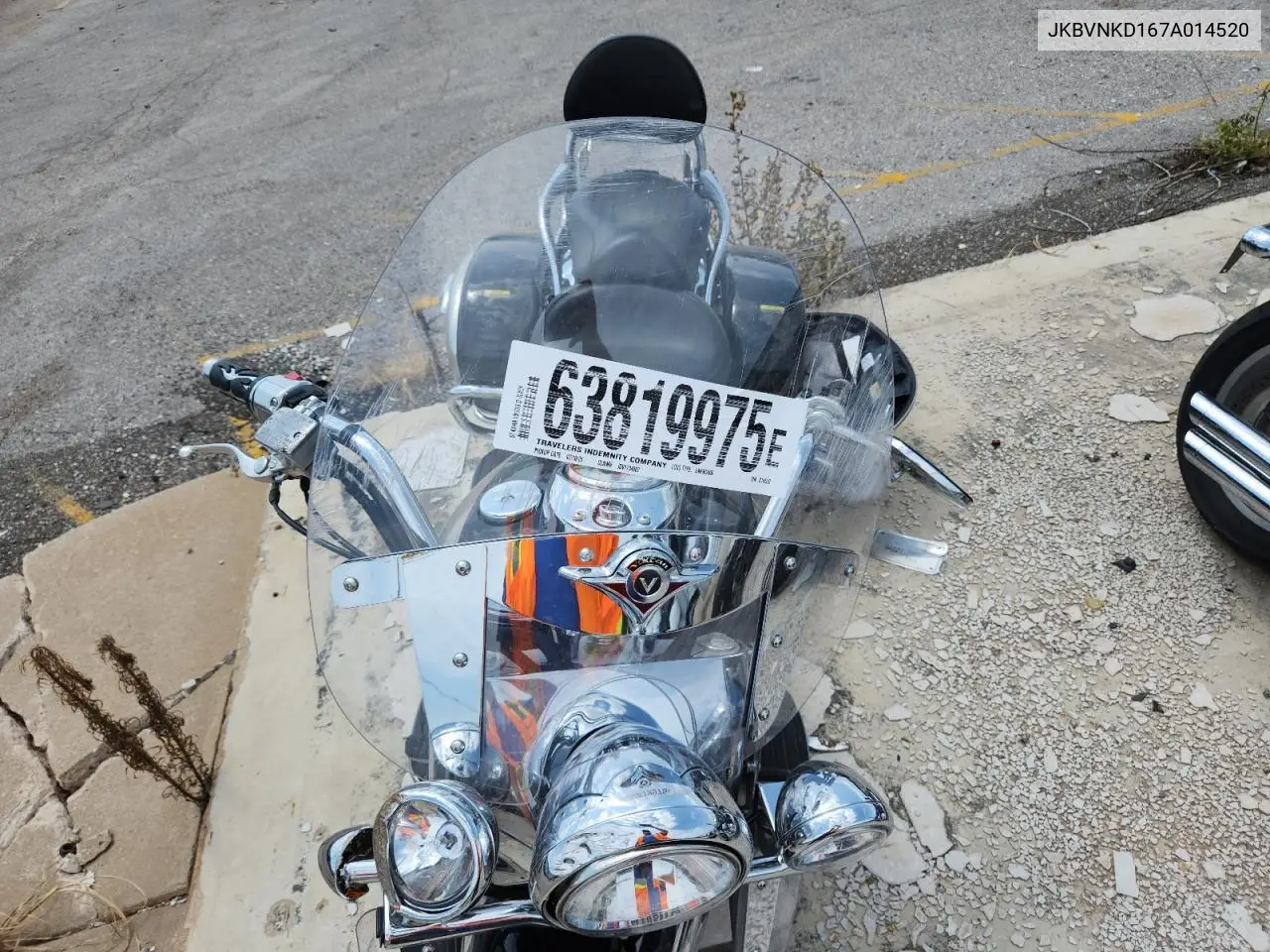 2007 Kawasaki Vn1600 D VIN: JKBVNKD167A014520 Lot: 63819975