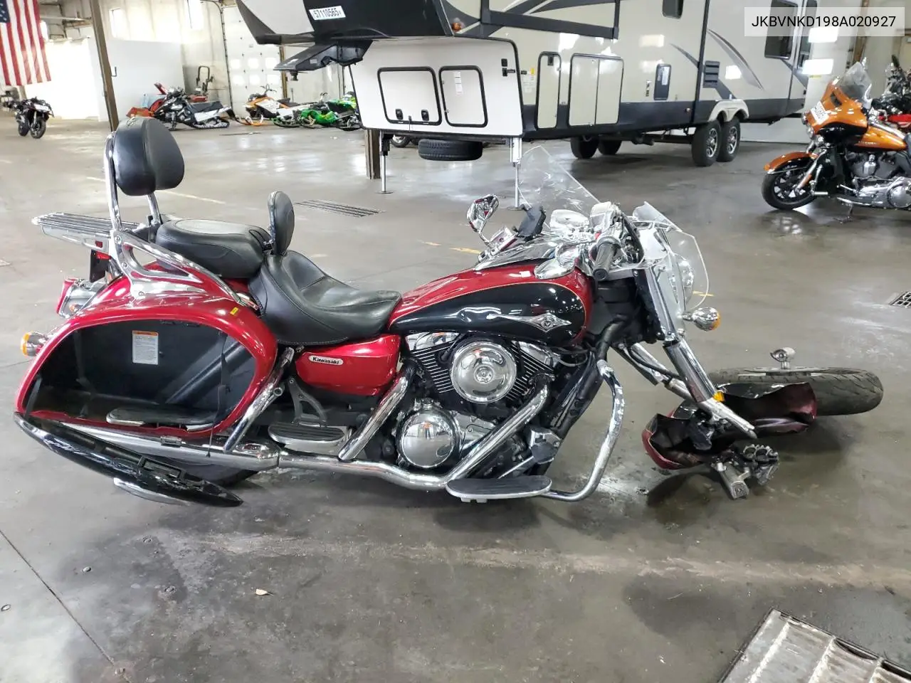 2008 Kawasaki Vn1600 D VIN: JKBVNKD198A020927 Lot: 65604905