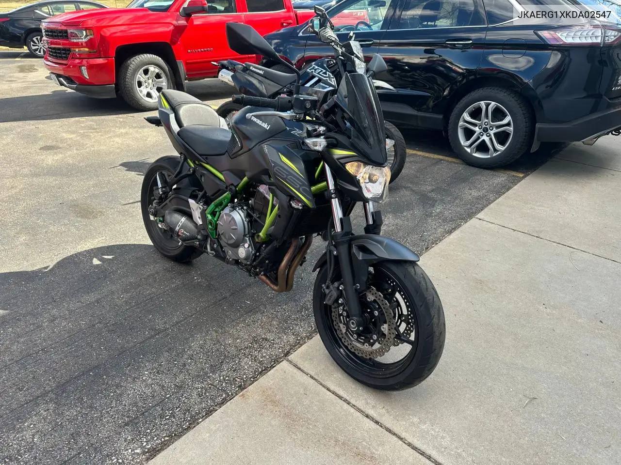 2019 Kawasaki Er650 G VIN: JKAEREG1XKDA02547 Lot: 51373205