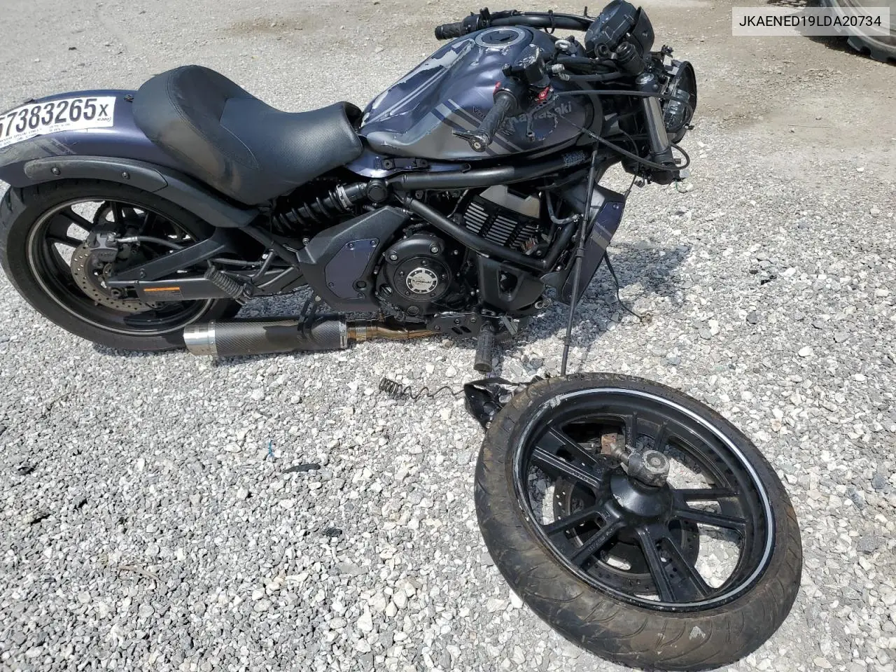 2020 Kawasaki En650 D VIN: JKAENED19LDA20734 Lot: 57383265