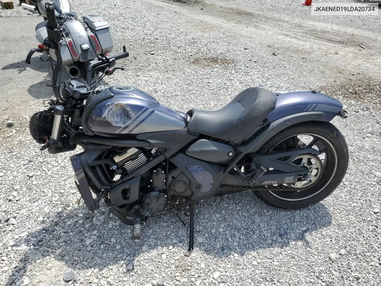 2020 Kawasaki En650 D VIN: JKAENED19LDA20734 Lot: 57383265