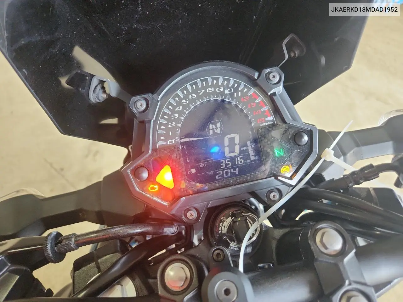 2021 Kawasaki Er400 D VIN: JKAERKD18MDAD1952 Lot: 65126685