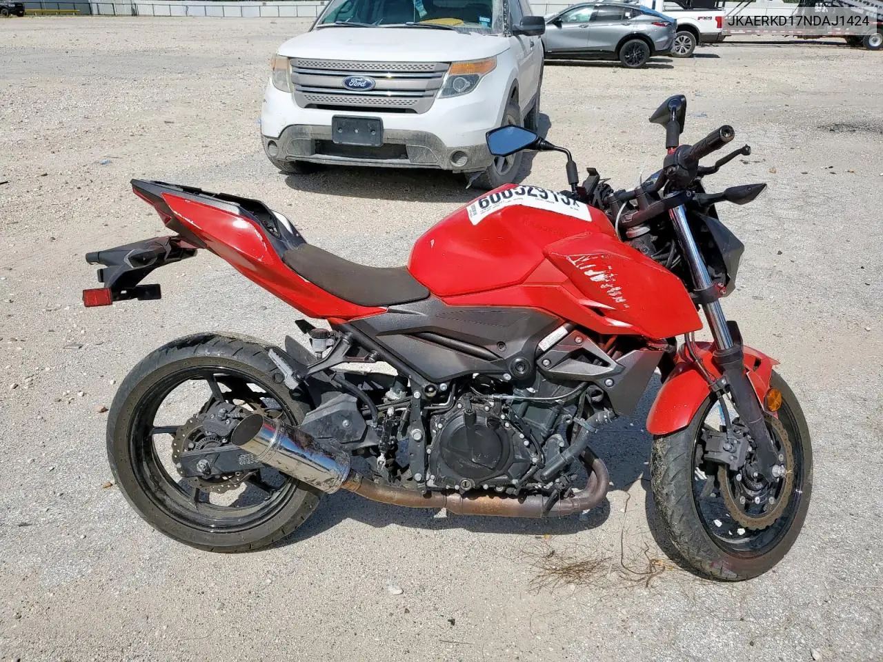 2022 Kawasaki Er400 D VIN: JKAERKD17NDAJ1424 Lot: 60052915