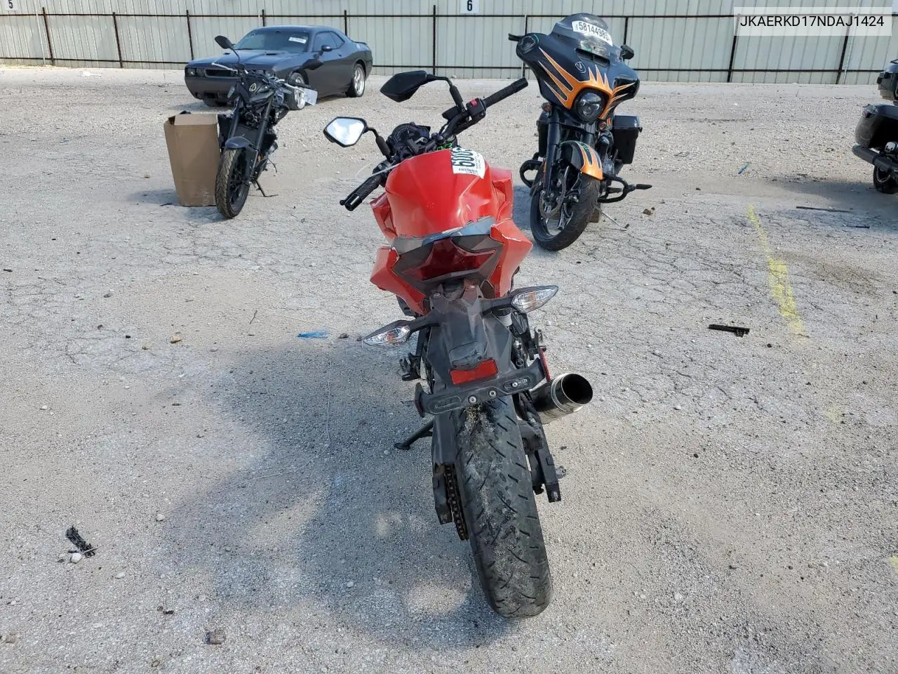 2022 Kawasaki Er400 D VIN: JKAERKD17NDAJ1424 Lot: 60052915