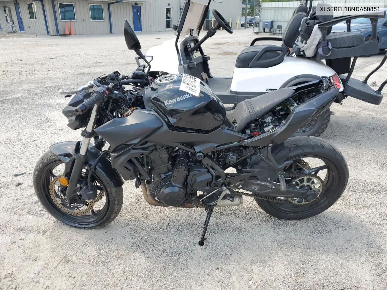 2022 Kawasaki Er650 L VIN: XL5EREL18NDA50851 Lot: 52742685
