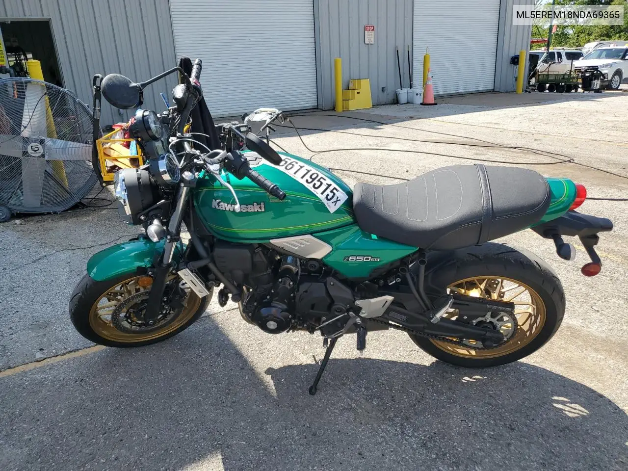 2022 Kawasaki Er650 M VIN: ML5EREM18NDA69365 Lot: 56119515