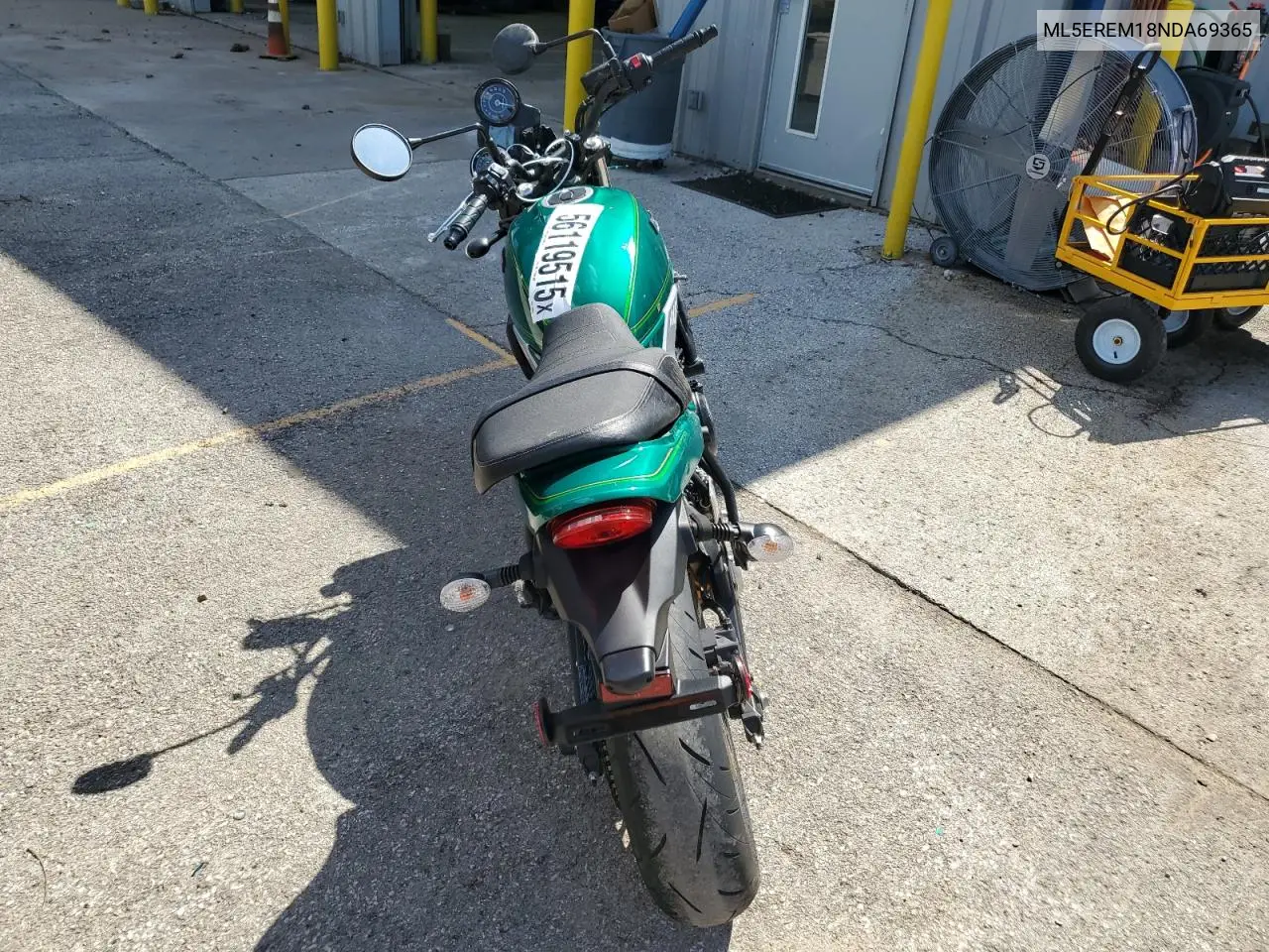 2022 Kawasaki Er650 M VIN: ML5EREM18NDA69365 Lot: 56119515