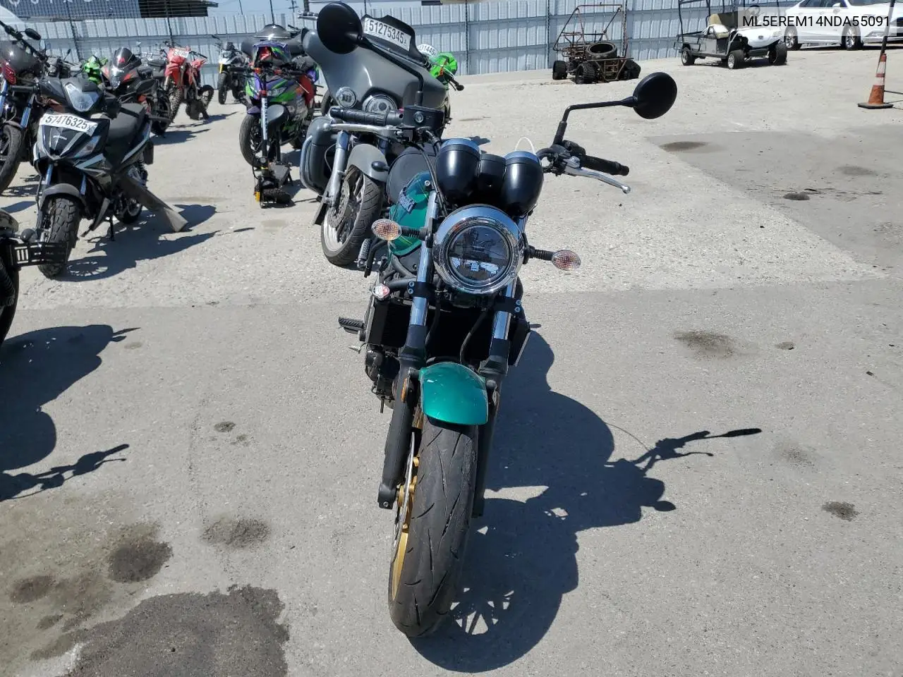 2022 Kawasaki Er650 M VIN: ML5EREM14NDA55091 Lot: 59160905