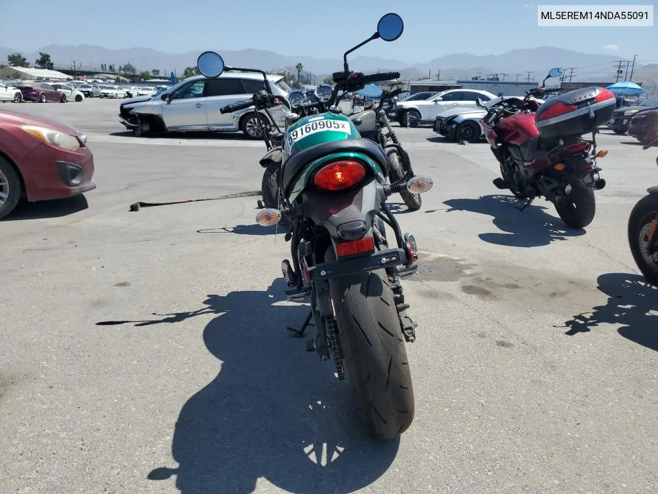 2022 Kawasaki Er650 M VIN: ML5EREM14NDA55091 Lot: 59160905