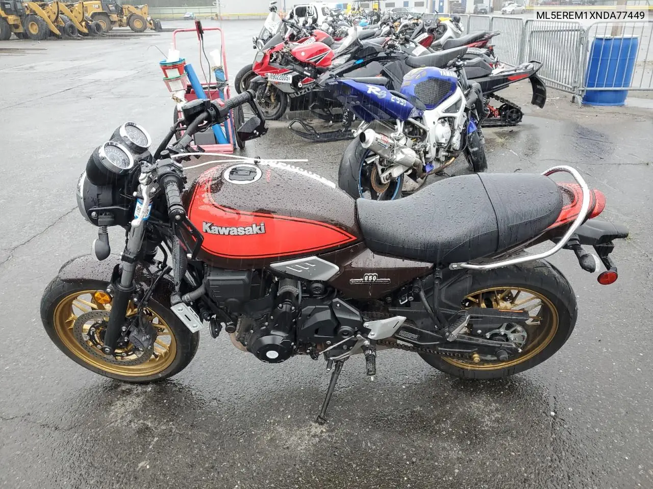 2022 Kawasaki Er650 M VIN: ML5EREM1XNDA77449 Lot: 63456865