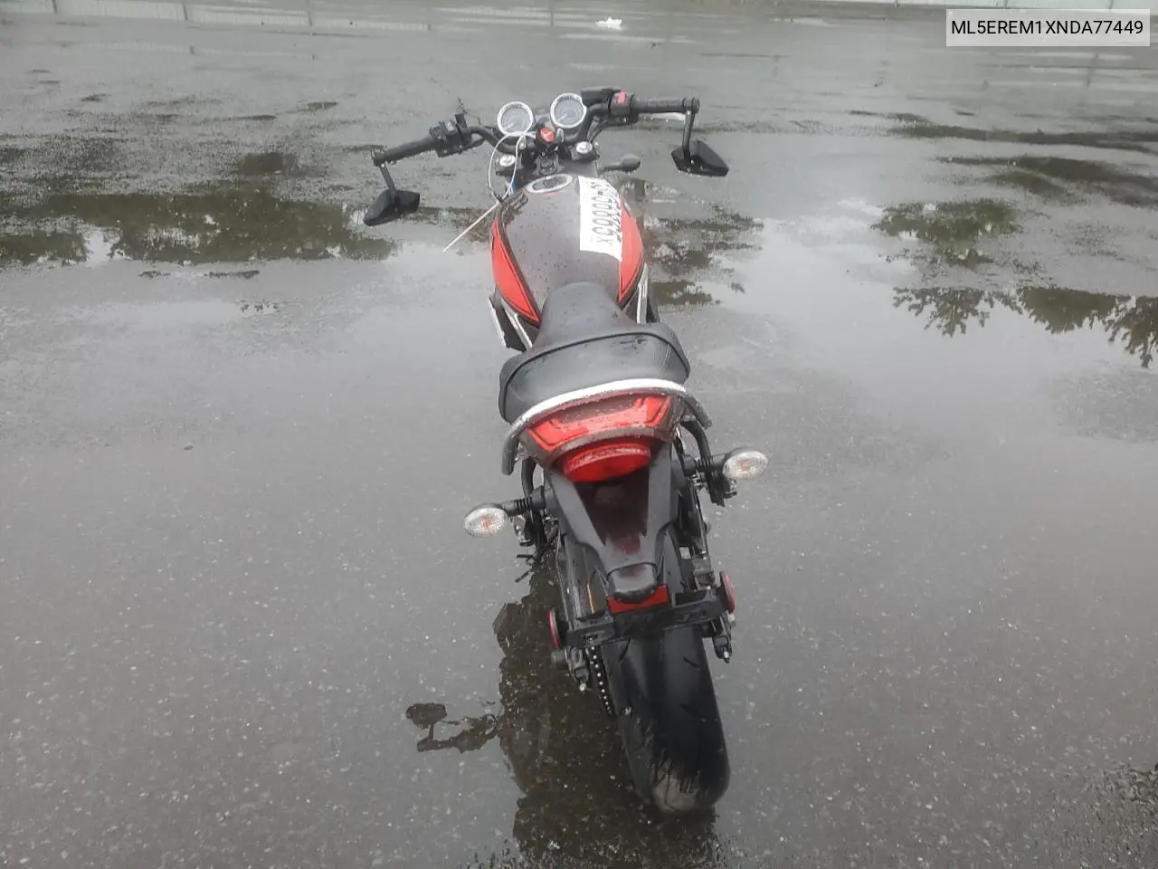 2022 Kawasaki Er650 M VIN: ML5EREM1XNDA77449 Lot: 63456865