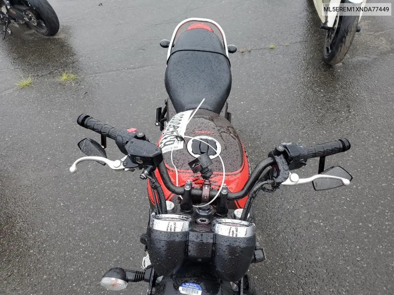 2022 Kawasaki Er650 M VIN: ML5EREM1XNDA77449 Lot: 63456865