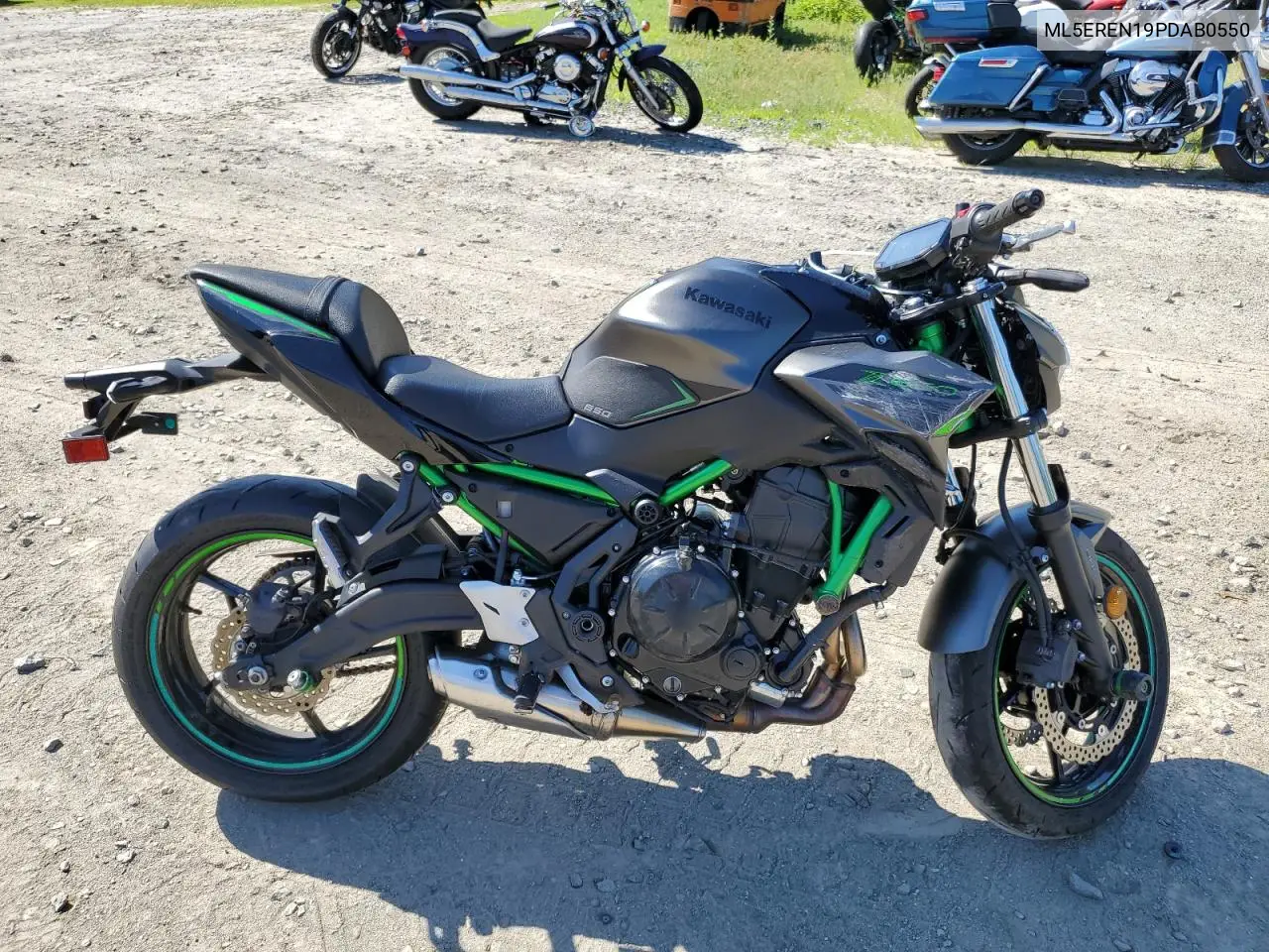 2023 Kawasaki Er650 N VIN: ML5EREN19PDAB0550 Lot: 62864005