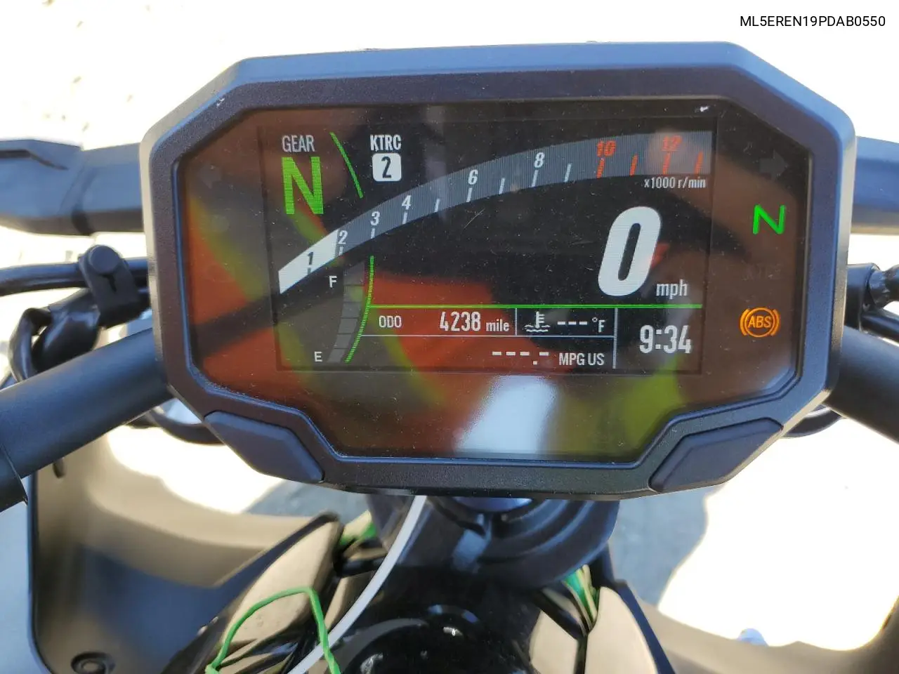 2023 Kawasaki Er650 N VIN: ML5EREN19PDAB0550 Lot: 62864005