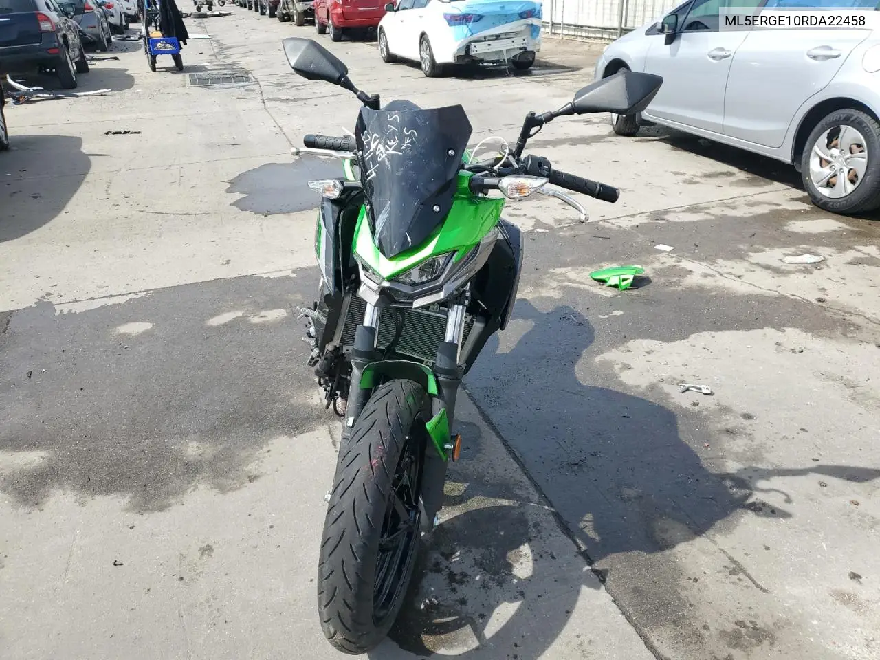 2024 Kawasaki Er500 VIN: ML5ERGE10RDA22458 Lot: 54190855