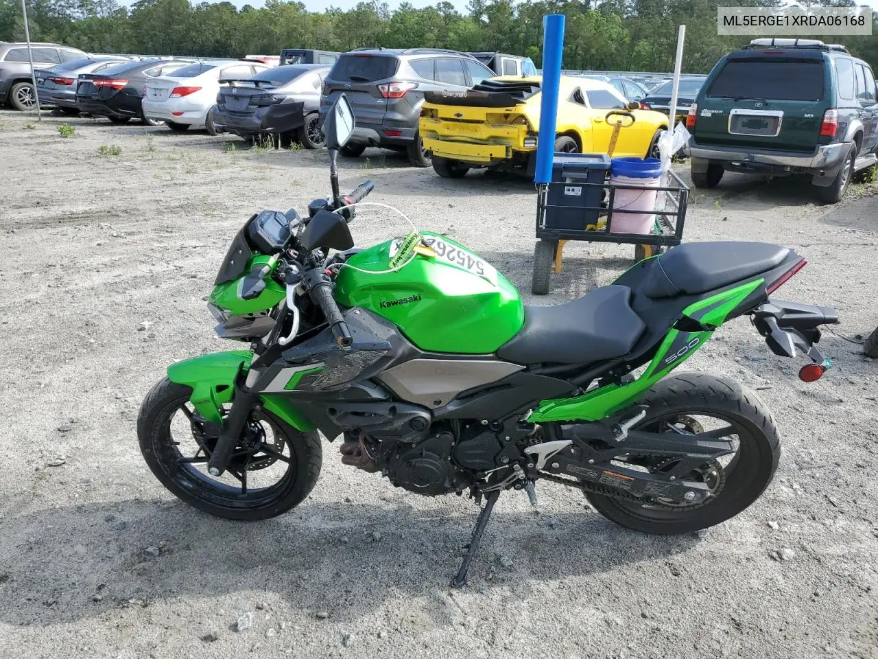 2024 Kawasaki Er500 VIN: ML5ERGE1XRDA06168 Lot: 54526235