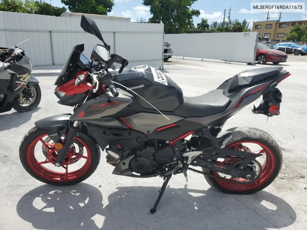 2024 Kawasaki Er500 VIN: ML5ERGF16RDA11673 Lot: 55054525