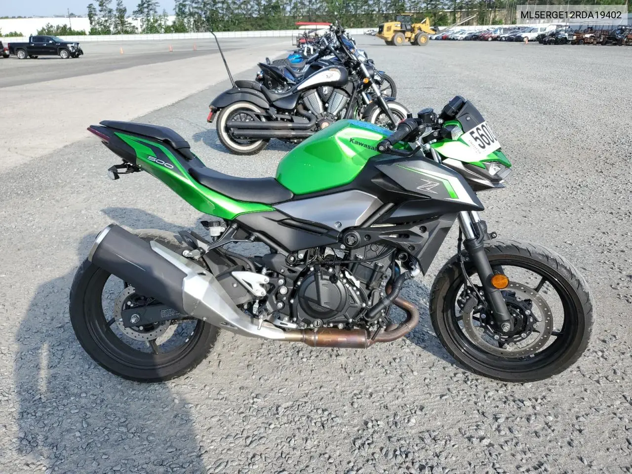 2024 Kawasaki Er500 VIN: ML5ERGE12RDA19402 Lot: 56007405