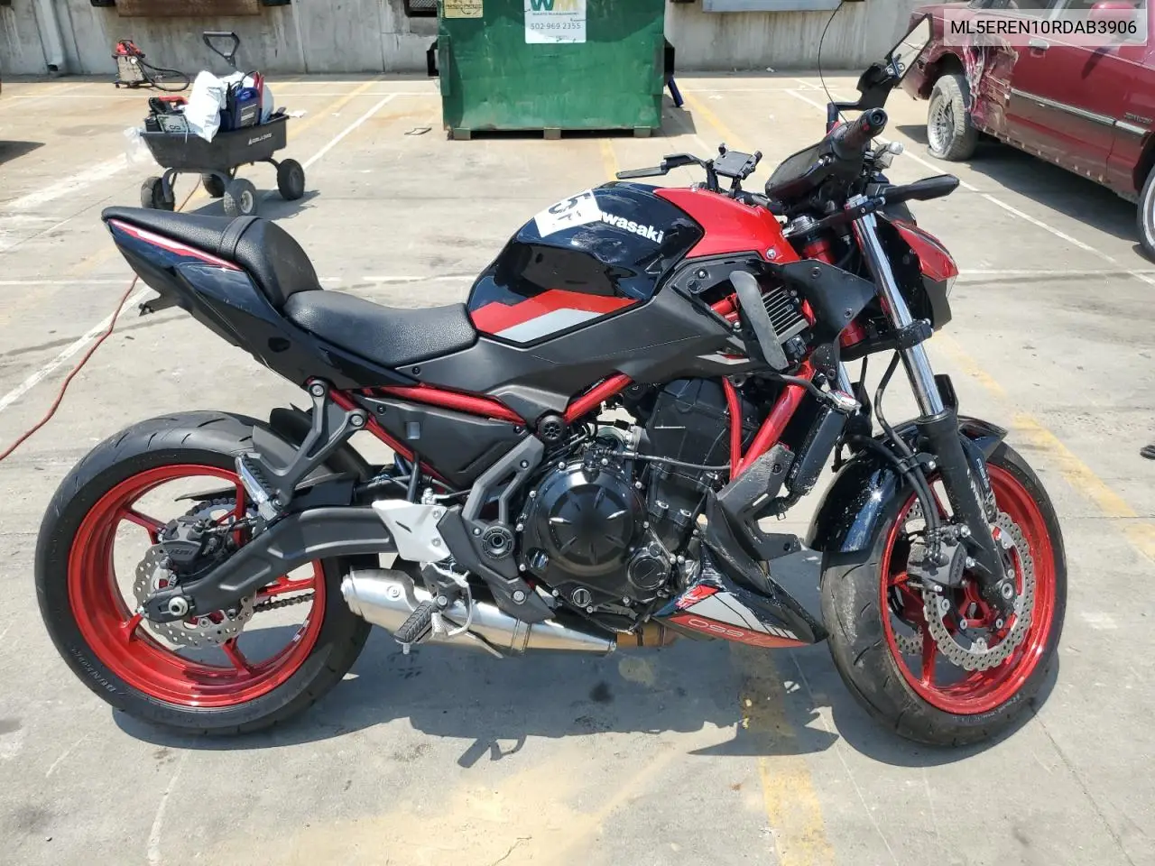 2024 Kawasaki Er650 N VIN: ML5EREN10RDAB3906 Lot: 62497805