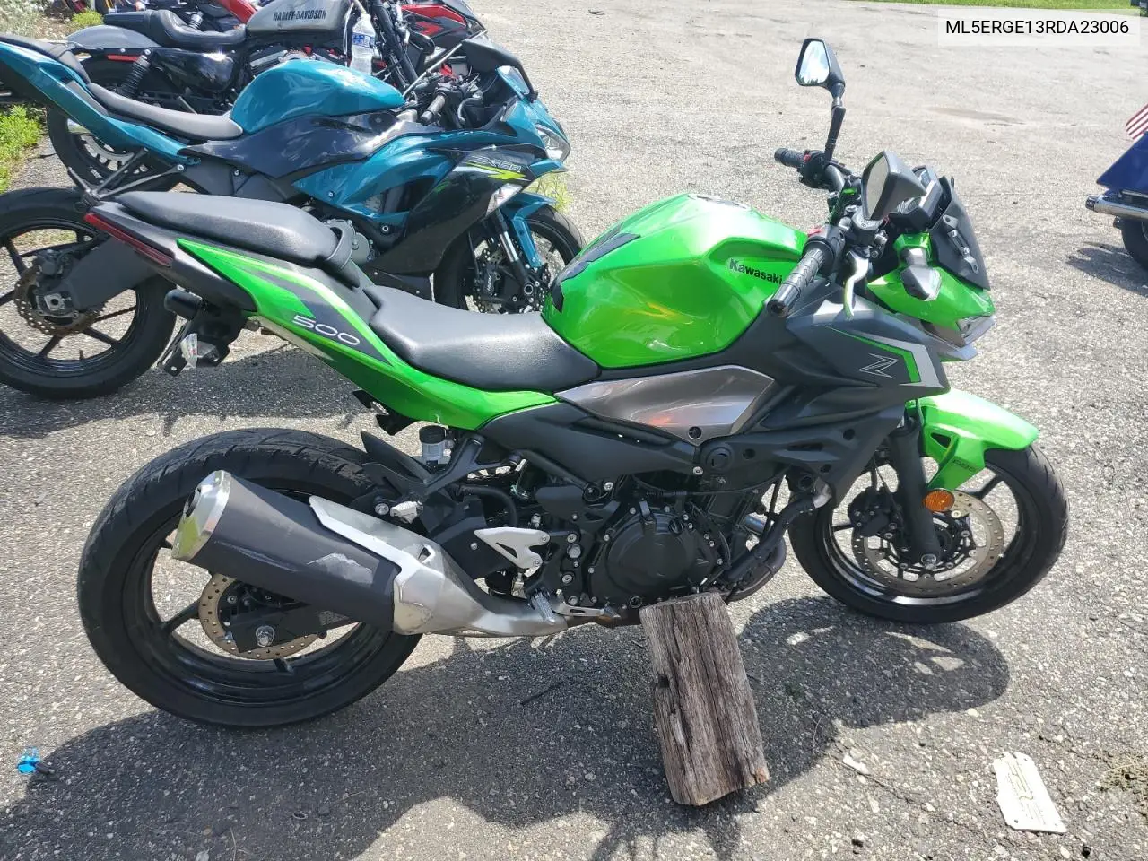 2024 Kawasaki Er500 VIN: ML5ERGE13RDA23006 Lot: 64054565