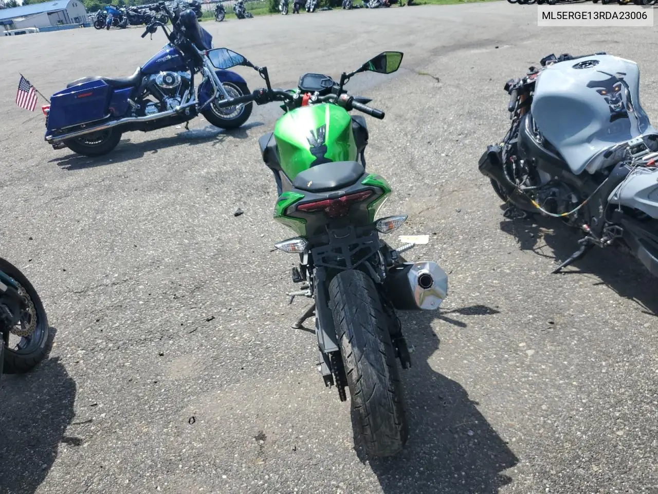 2024 Kawasaki Er500 VIN: ML5ERGE13RDA23006 Lot: 64054565