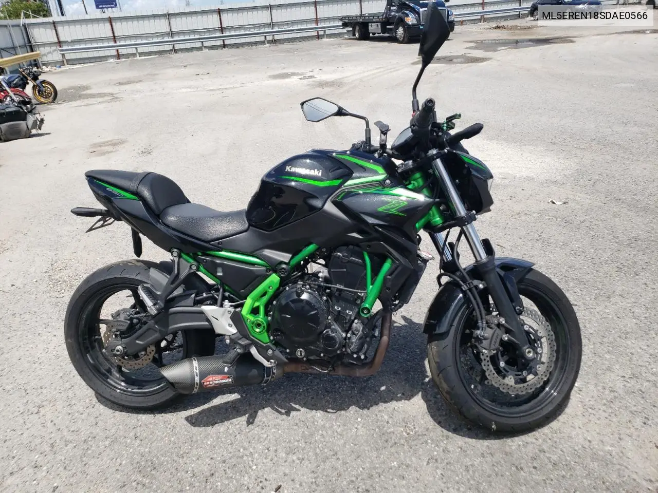 2025 Kawasaki Er650 N VIN: ML5EREN18SDAE0566 Lot: 57765625