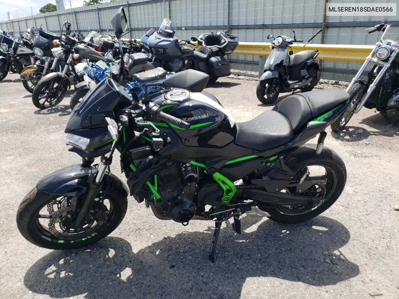 2025 Kawasaki Er650 N VIN: ML5EREN18SDAE0566 Lot: 57765625