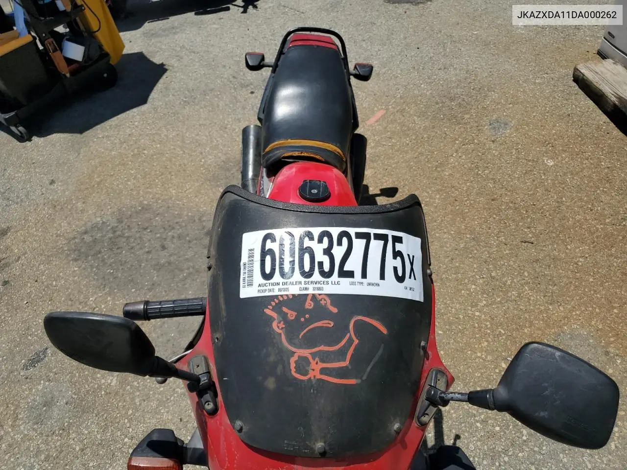 1983 Kawasaki Zx750 A VIN: JKAZXDA11DA000262 Lot: 60632775