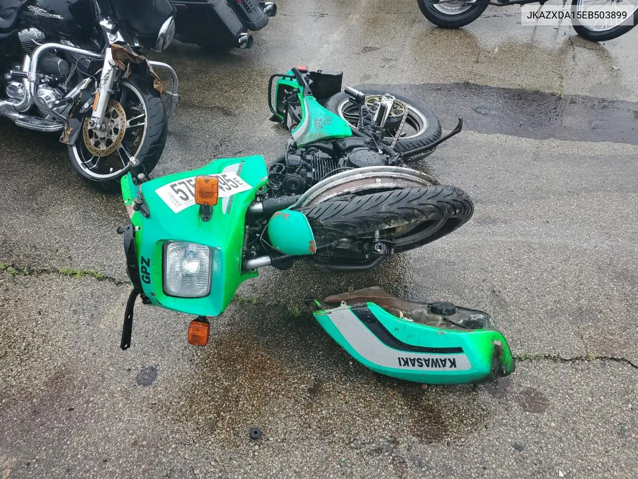 1984 Kawasaki Zx750 A VIN: JKAZXDA15EB503899 Lot: 57592495