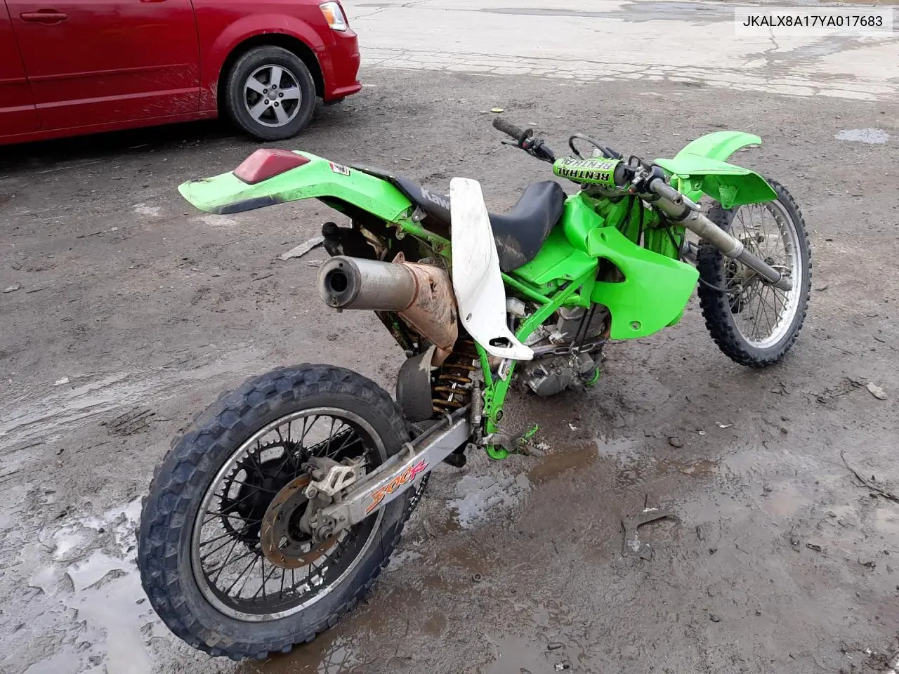 2000 Kawasaki Klx300 A VIN: JKALX8A17YA017683 Lot: 70137362