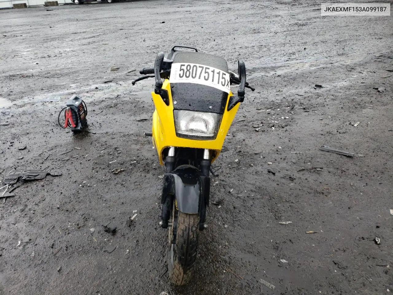 2003 Kawasaki Ex250 F VIN: JKAEXMF153A099187 Lot: 58075115
